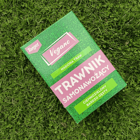 Trawnik samonawożący – nasiona traw z mikrokoniczyną 1 kg Vegano