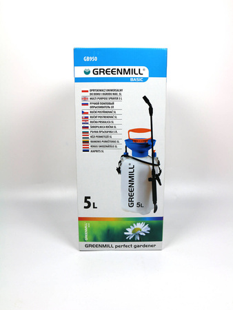 Opryskiwacz Ciśnieniowy z Długą Lancą – 5 litrów Greenmill