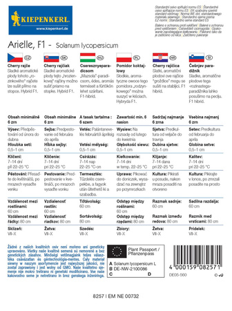 Pomidor Koktajlowy ‘Arielle’ F1 – Kiepenkerl