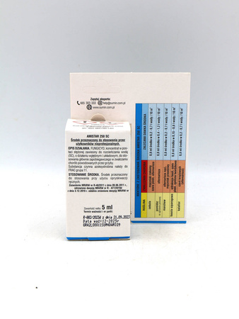 Amistar 250 SC Zwalcza Mączniaki, Szarą Pleśń i Czerń Krzyżowych – 5 ml Sumin