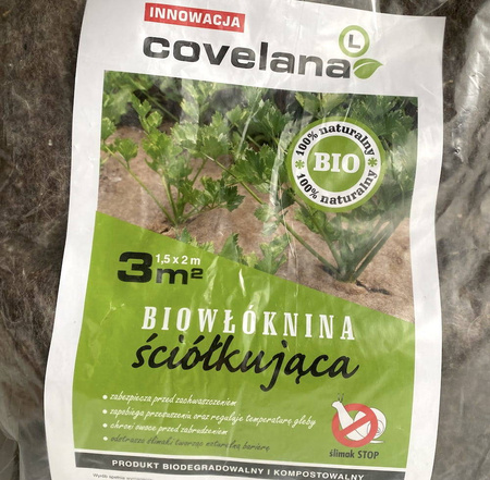 Biowłóknina Mata Ściółkująca Covelana – 1,5x2m Poltops