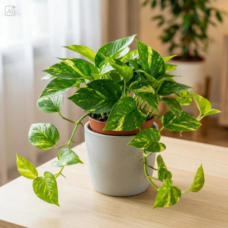 Epipremnum złociste (Epipremnum aureum) – sadzonka rozmiar M
