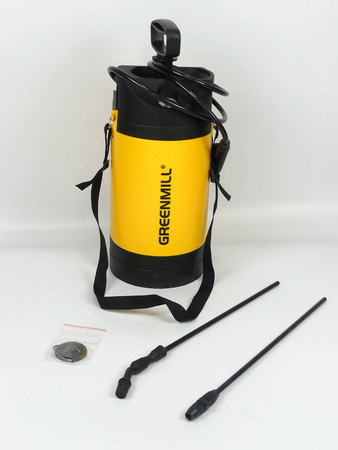 Opryskiwacz Ciśnieniowy z Manometrem – Z Akcesoriami – 5 l Greenmill