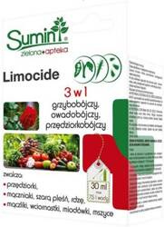 Limocide 3w1 na choroby i szkodniki – mączniak, szara pleśń, rdza, przędziorki, szpeciele, mszyce – 30 ml Sumin