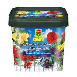 Nawóz do roślin balkonowych – pelargonii, surfinii, petunii, begonii, fuksji – 1,2 kg Compo