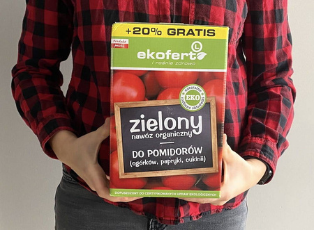 Zielony nawóz organiczny – do pomidorów, ogórków, papryki i cukinii – 1,2 kg Ekofert L
