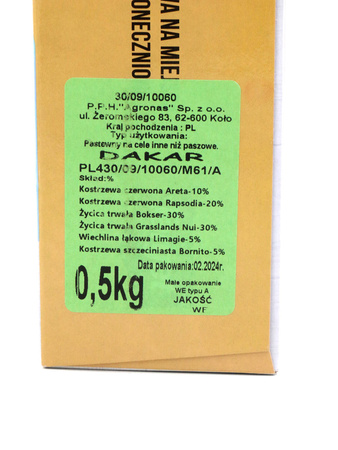 Dakar – Trawa Na Miejsca Nasłonecznione – 500 g Target