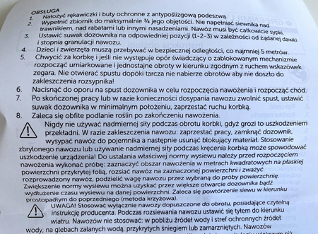 Ręczny Siewnik Do Nasion i Nawozów – 1,5 l