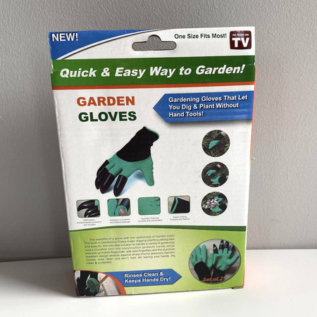 Rękawice Do Ogrodu Z Pazurkami – ZIelone