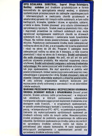 Saprol – Zwalcza Choroby Grzybowe i Chroni Rośliny – 25 ml Substral
