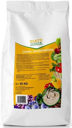 Ziemia okrzemkowa – redukuje konieczność podlewania – 10 kg Diato Garden