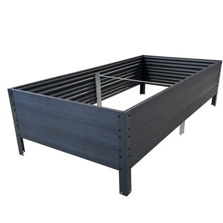 Warzywniak – podwyższana grządka – szary GPPS 150 x 75 x 30 cm Vegano