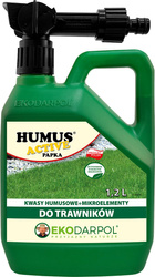 Humus Active nawóz wzmacniający z bakteriami – papka do trawnika – 1,2 l Ekodarpol