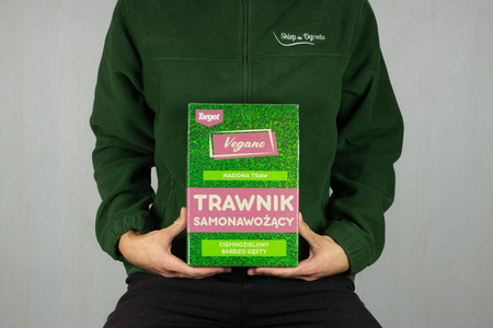 Trawnik samonawożący – nasiona traw z mikrokoniczyną 1 kg Vegano