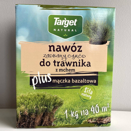 Nawóz do trawnika z mchem – z mączką bazaltową – 1 kg Target