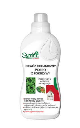 Nawóz organiczny z pokrzywy płynny – zwalcza szkodniki – 250 ml Sumin