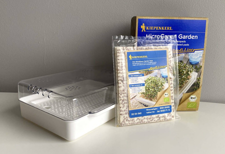 Mikrolistki – Zestaw Do Uprawy MicroGreen + Nasiona – Kiepenkerl