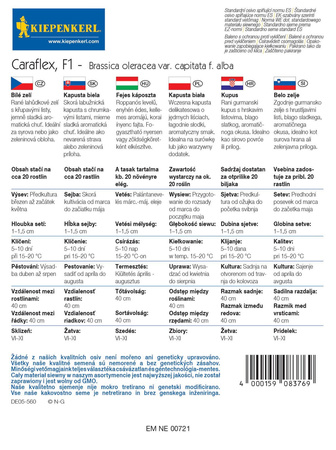 Kapusta Biała 'Caraflex' F1 – Kiepenkerl
