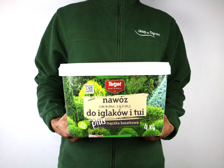 Nawóz do iglaków i tui z mączką bazaltową – zwiększa odporność roślin – 4 kg Target