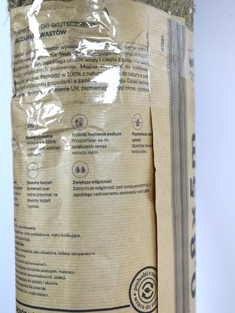 Włóknina Do Ściółkowania BIO Hemp Cover – 0,8x5 m Agrimpex