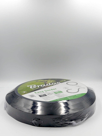 Obrzeże Trawnikowe CZARNE + Kotwy – 4 cm x 10 m Bradas