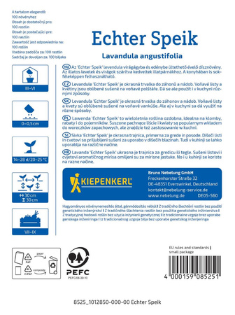 Lawenda Echter Speik Kiepenkerl