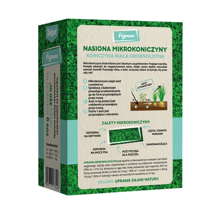 Mikrokoniczyna – wzbogacająca trawnik (nasiona) 0,5 kg Vegano