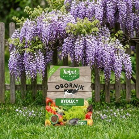 Obornik bydlęcy granulowany – nawóz do warzyw, owoców, roślin doniczkowych i trawnika – 10 l Target