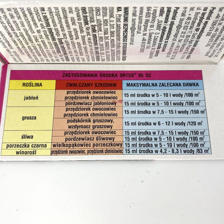 Ortus 05 SC – Na Przędziorki i Szpeciele – 15 ml Sumin