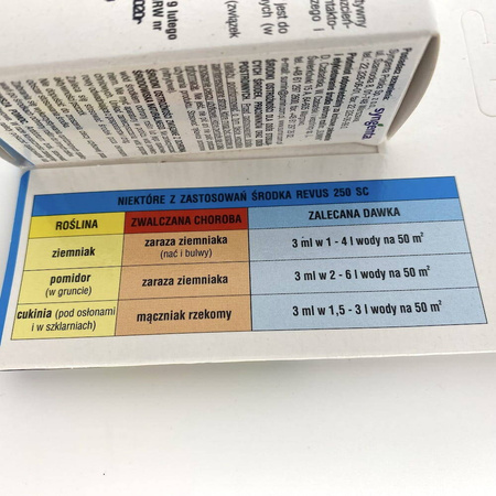 Revus 250 SC – Na Zarazę Ziemniaka – 3 ml Sumin