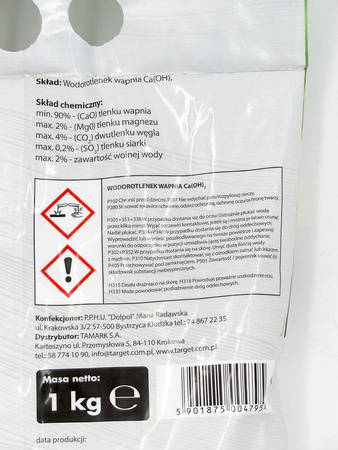 Wapno Do Bielenia Drzew – O Zwiększonej Przyczepności – 1 kg Target