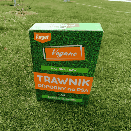 Trawnik odporny na psa – nasiona traw z mikrokoniczyną 1 kg Vegano