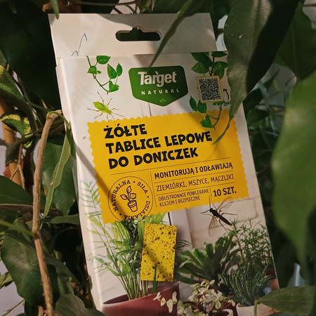 Żółte Tablice Lepowe Na Szkodniki Roślin Domowych – 10 szt. Target
