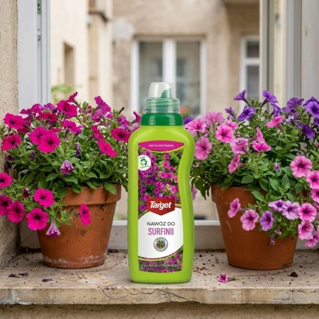 Nawóz do surfinii w płynie – wspiera kwitnienie – 0,5 l Target