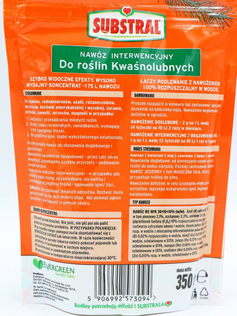 Nawóz do iglaków zapobiegający brązowieniu igieł – do iglaków, rododendronów i borówek – 350 g Substral