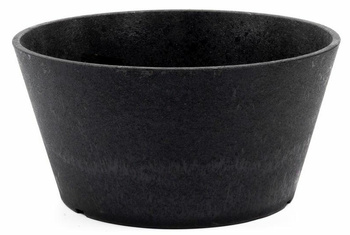 Doniczka czarna OCTAVIA 30x15cm Multy Home