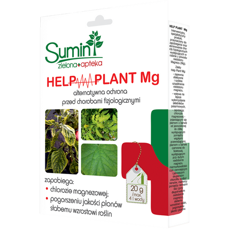 Help Plant MG - Zapobiega Chlorozie Magnezowej, Pogorszeniu Jakości Plonów, Słabemu Wzrostowi Roślin 20 g
