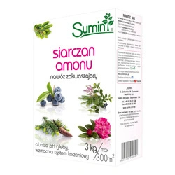 Siarczan amonu nawóz zakwaszający – do borówek, iglaków, hortensji – 3 kg Sumin