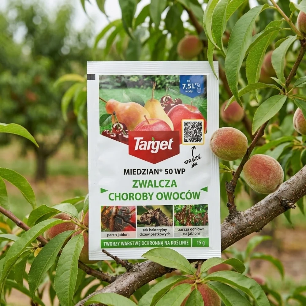 Miedzian 50 WP – Zwalcza Choroby Warzyw i Owoców – 15 g Target