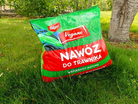 Wysokoazotowy nawóz do trawnika – Wspierany Naturą – 24 kg (3 x 8 kg) Vegano