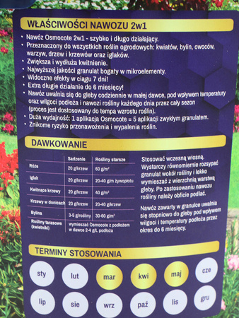 Osmocote 2w1 nawóz do ogrodu – długodziałający (6 miesięcy) – 4,5 kg Substral