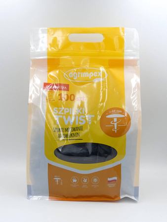 Szpilki Do Mocowania Agrowłókniny – Czarne – 100 szt.