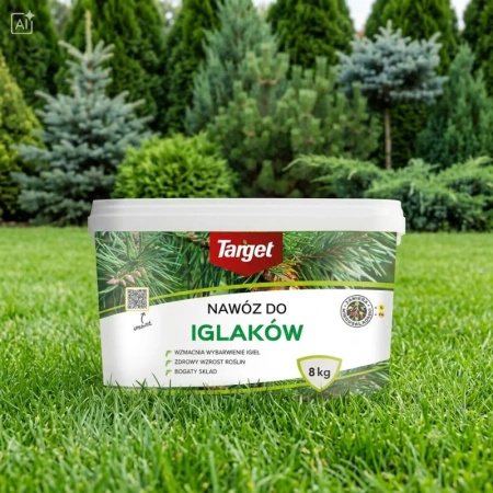 Nawóz do iglaków wzmacniający wybarwienie igieł z magnezem – 8 kg Target
