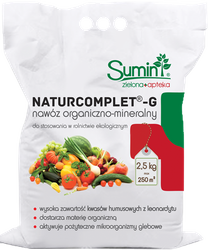 Naturcomplet-G nawóz organiczno – mineralny – kwasy humusowe – 2,5 kg Sumin