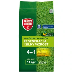 Nawóz do trawników (z azotem, fosforem i potasem) – Witaminy dla rośliny – 14 kg Protect Garden