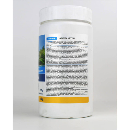 Multichlor – Tabletki Dezynfekujące i Klarujące Wodę – 1 kg Target (50x20 g)