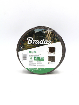 Taśma Ogrodzeniowa – Brązowa – 4,75 cm x 35 m Bradas