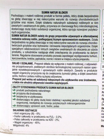 Natur Bloker – Pędraki, Krety, Turkucie, Nornice – 4 kg Sumin