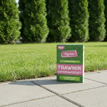 Trawnik samonawożący – nasiona traw z mikrokoniczyną 1 kg Vegano