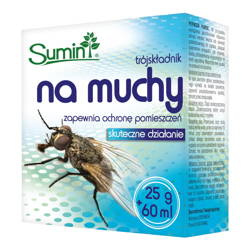 Trójskładnikowy Preparat Na Muchy 25 g + 60 ml